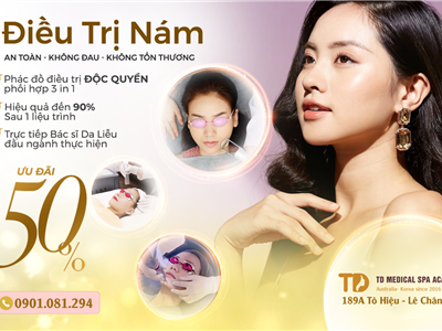 Trị thâm nám công nghệ Cosmelan châu Âu độc quyền