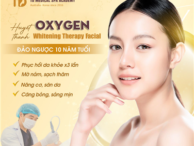 Oxygen huyết thanh Whitening Therapy Facial