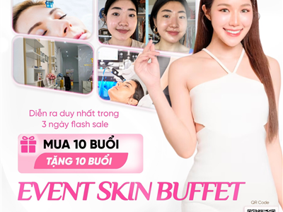 FLASH SALE: TD Medical Spa Academy: Event Skin Buffet | MUA 10 BUỔI TẶNG 10 BUỔI